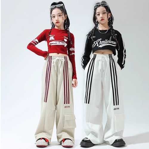 速发街舞hiphop演z服爵士舞舞哈ja出z嘻蹈服装练功服少儿街舞潮服