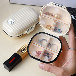 速发首盒式收纳盒便携盒耳钉耳环手饰品项链小型精致迷你新款饰子