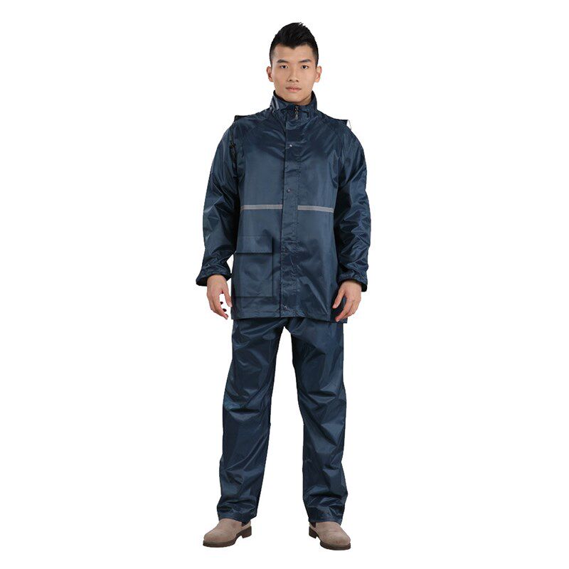 速发#128A装厚雨衣反光双层分车雨裤套加雨骑行摩托体雨衣