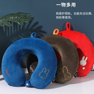 速发u枕枕记忆棉办公室午睡护颈弹旅行便携颈型慢回枕飞机枕