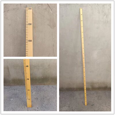 速发木 跳跳高测量尺实木跳高尺尺远木尺2米丈量尺田径器材场地丈