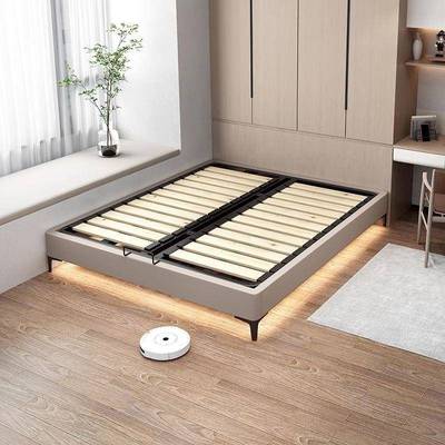 无床头钢木排骨架床防潮铁艺床双人钢架床不锈钢床碳素钢床架铁床