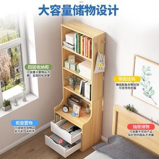 床头柜简易小户型卧室简约现代云梯置物架床边多功能收纳储物柜子