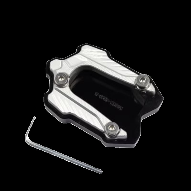 速发踢用小牛F400T改装边撑垫电动车侧适架脚掌防滑加宽底配座