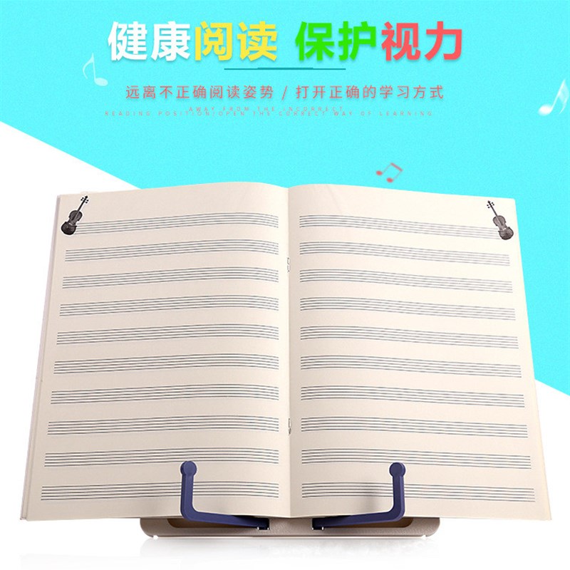 速发便携式折叠乐谱架子读书架桌面琴乐谱架支架平板架台式乐谱架