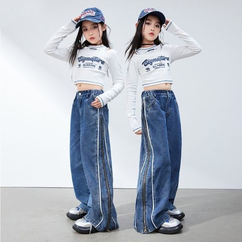 速发爵士舞童服装秋冬儿童ja嘻z模特走秀z哈街元潮服舞台舞旦演出