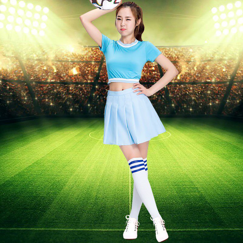 速发啦啦操服装成人套装篮球儿童拉拉队比赛啦啦队服装健美操服装