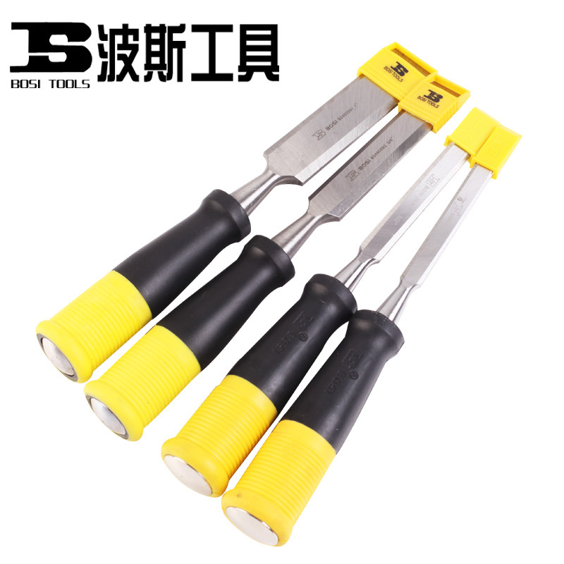 速发波斯工具1寸3/4寸1/2寸3/8双色穿心柄木工凿木凿开糟凿木工工