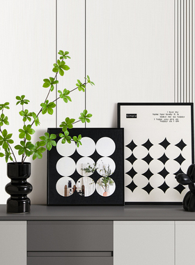 速发入户玄级鞋柜饰小客厅餐边柜电视柜装饰画摆件高关感品众软装