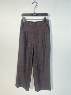 柯罗芭冬季专柜同款粗纺羊毛萝卜裤  KY6662 ￥4590