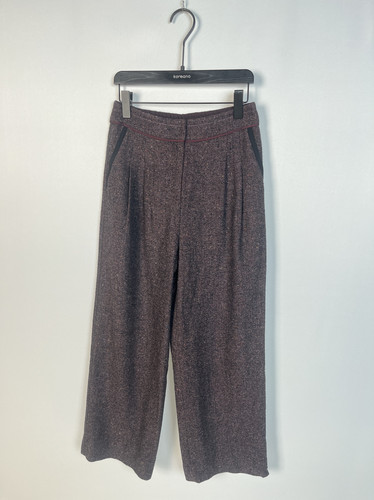 柯罗芭冬季专柜同款粗纺羊毛直通裤  KY6662 ￥4590
