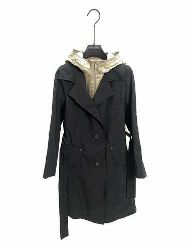 柯利亚诺春秋专柜同款假两件式A型连帽风衣  FW7530 ￥7800