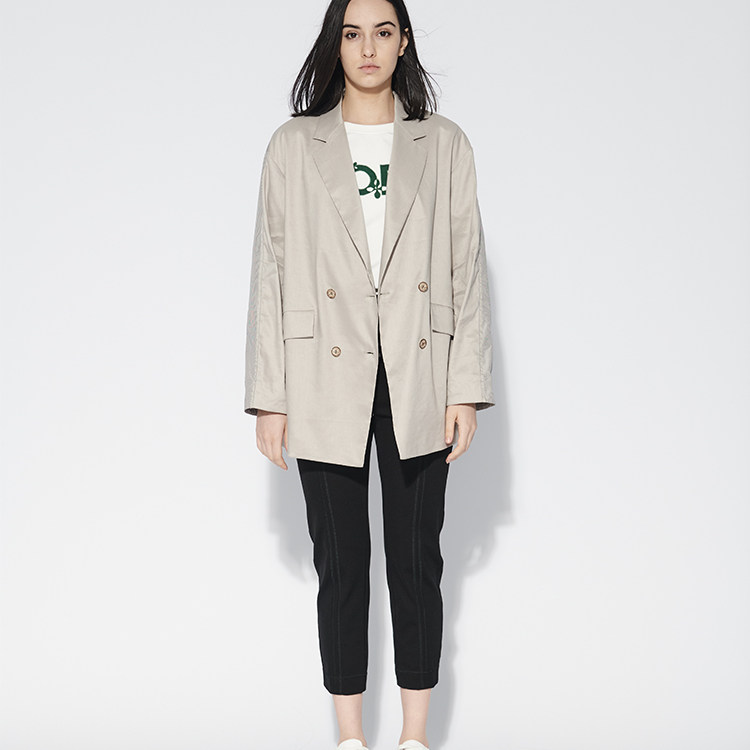 柯利亚诺春秋专柜同款灰驼箱型落肩西服外套 SW4961(JUN) ￥2990