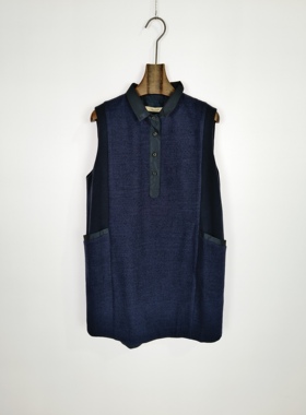 柯罗芭春秋专柜同款羊毛舒适感马甲连衣裙  LY0870 ￥3890