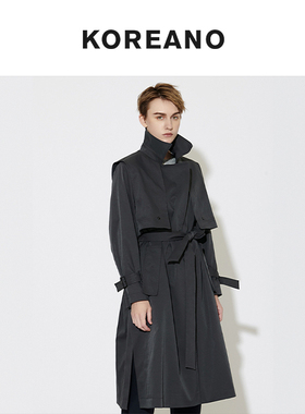 柯利亚诺春秋奥莱专柜正品风衣 FW4313(JUN)C灰色 吊牌价:3990