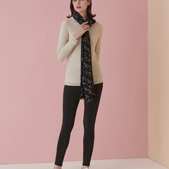 柯利亚诺冬季专柜同款杏色半高领宽松毛衫  HY9086G ￥3280