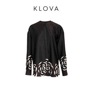 BUN 柯罗芭夏季 CW5831 定位玫瑰氛围感印花衬衫 ￥1590 专柜同款