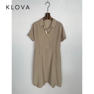 LW2422 翻领抽绳腰连衣裙 ￥4290 专柜同款 柯罗芭夏季