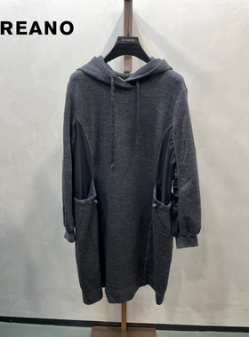 柯利亚诺春秋奥莱专柜正品连衣裙 LY0149(9UN)花深灰 吊牌价:4280