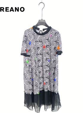 柯利亚诺夏季专柜同款醉心山海定位花小A连衣裙  LW5487 ￥3880
