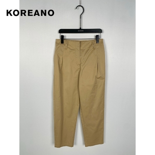 柯利亚诺夏季专柜同款驼色休闲西裤  KW2349 ￥990