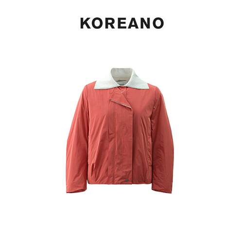【KOREANO】春秋蜜柑桔小A型棉服夹克  MS4155(UN)