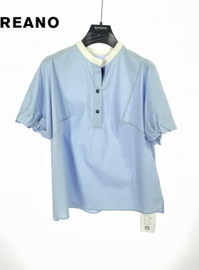 柯利亚诺夏季奥莱专柜正品衬衫 CW5250(EUN)浅蓝 吊牌价:990