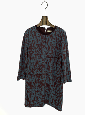 柯罗芭冬季专柜同款时尚提花连衣裙  LY1232 ￥4290