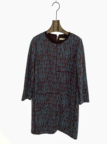 柯罗芭冬季专柜同款时尚提花连衣裙  LY1232 ￥4290