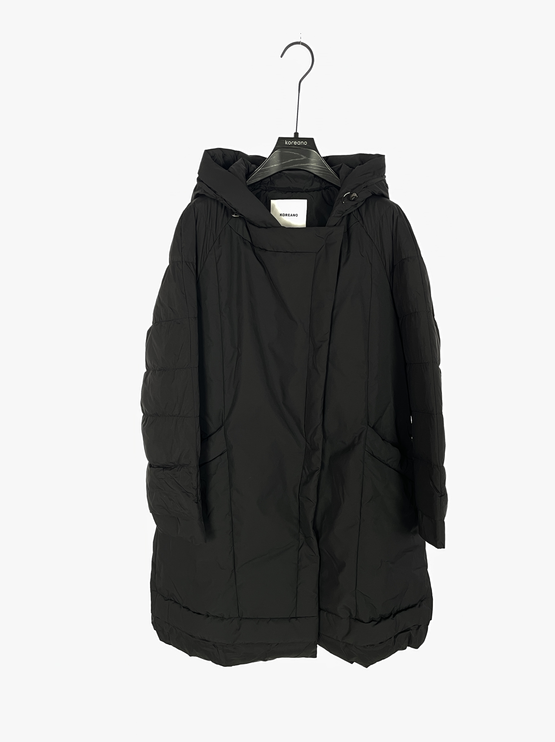 柯利亚诺冬季专柜同款经典黑色假两件羽绒服  YC1402B ￥7200