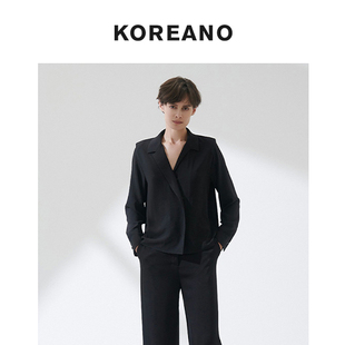 柯利亚诺春秋专柜同款时尚商务不对称翻领衬衫  CW1959 ￥3280