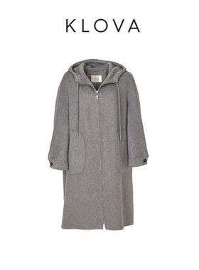 柯罗芭冬季专柜同款麻灰色大衣 【H】 FY8510(UN)G ￥7990