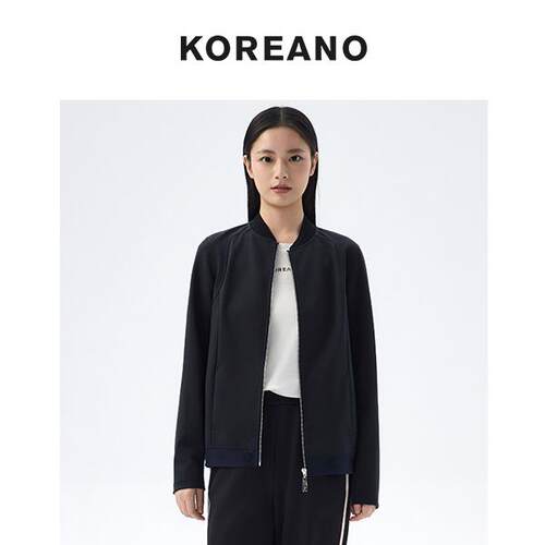 柯利亚诺春秋专柜同款静谧黑色修身休闲外套  ST6675(UN) ￥3580