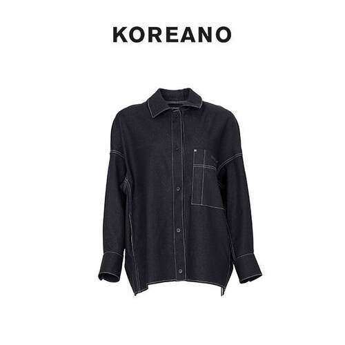 柯利亚诺春秋专柜同款碳灰外套 2525 SW3843(JUN)B ￥4480
