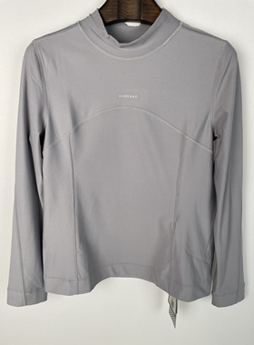 柯利亚诺冬季专柜同款灰色半高领休闲运动T恤  TT3784 ￥2080