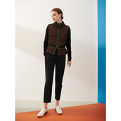 9VUN 柯利亚诺冬季 针织打底衫 TT3121 专柜同款 曲线撞色边修身