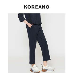 ￥2480 KT3361 柯利亚诺春秋专柜同款 藏蓝色休闲运动裤