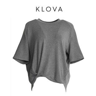 TT5784 柯罗芭夏季 专柜同款 花灰色不规则设计感T恤 ￥990 BUN