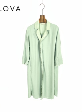 柯罗芭春秋专柜同款浅绿O型连衣裙  LW7663 ￥4990