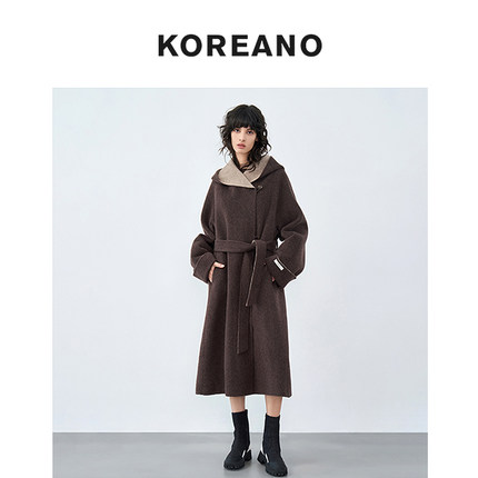 柯利亚诺冬季专柜同款大衣  FY9450(JUN)G吊牌价6880