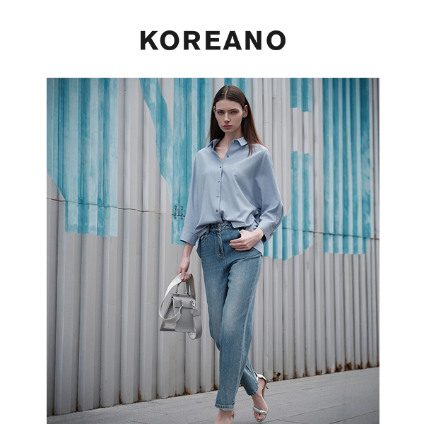 柯利亚诺夏季时尚商旅复古蓝色通勤直筒牛仔裤【Y】 KN7490(JUN)G