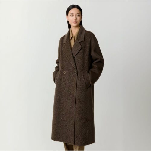 26新款柯利亚诺春秋专柜同款拿铁色大衣  FY9555(TUN)G ￥3980