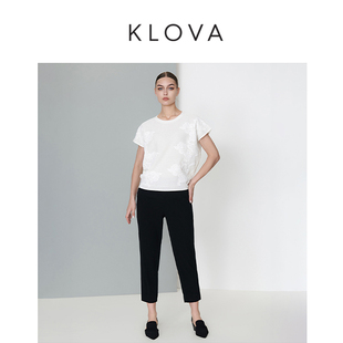 柯罗芭春秋专柜同款蕾丝落肩时尚小衫  ZT9734G ￥2390