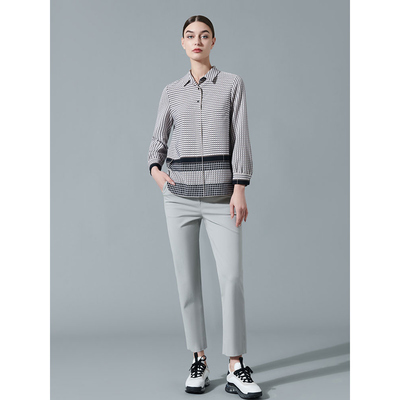 柯罗芭春秋专柜同款时尚廓形格纹衬衫  CW3594 ￥3490