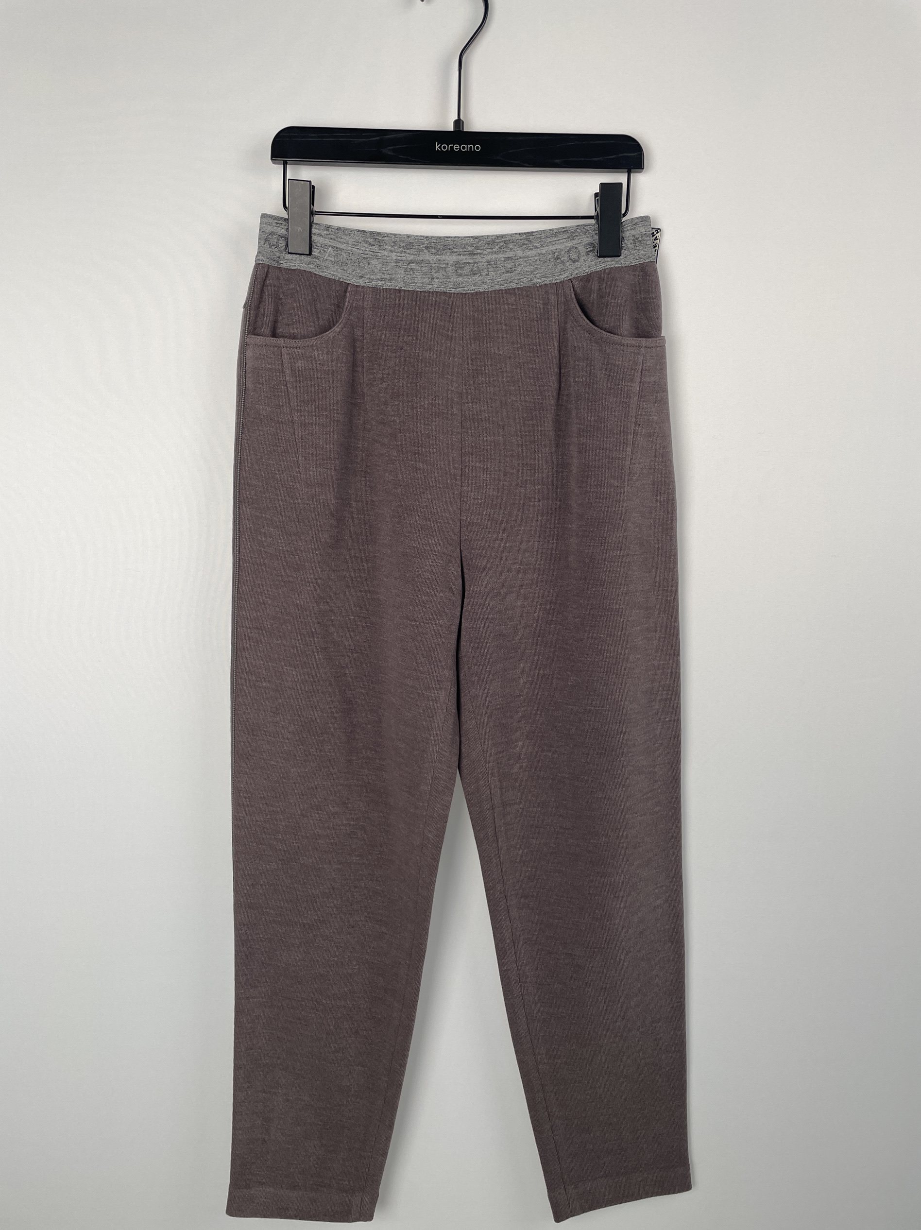 柯利亚诺冬季专柜同款松紧腰针织毛纺小萝卜裤  KT6986A ￥2880