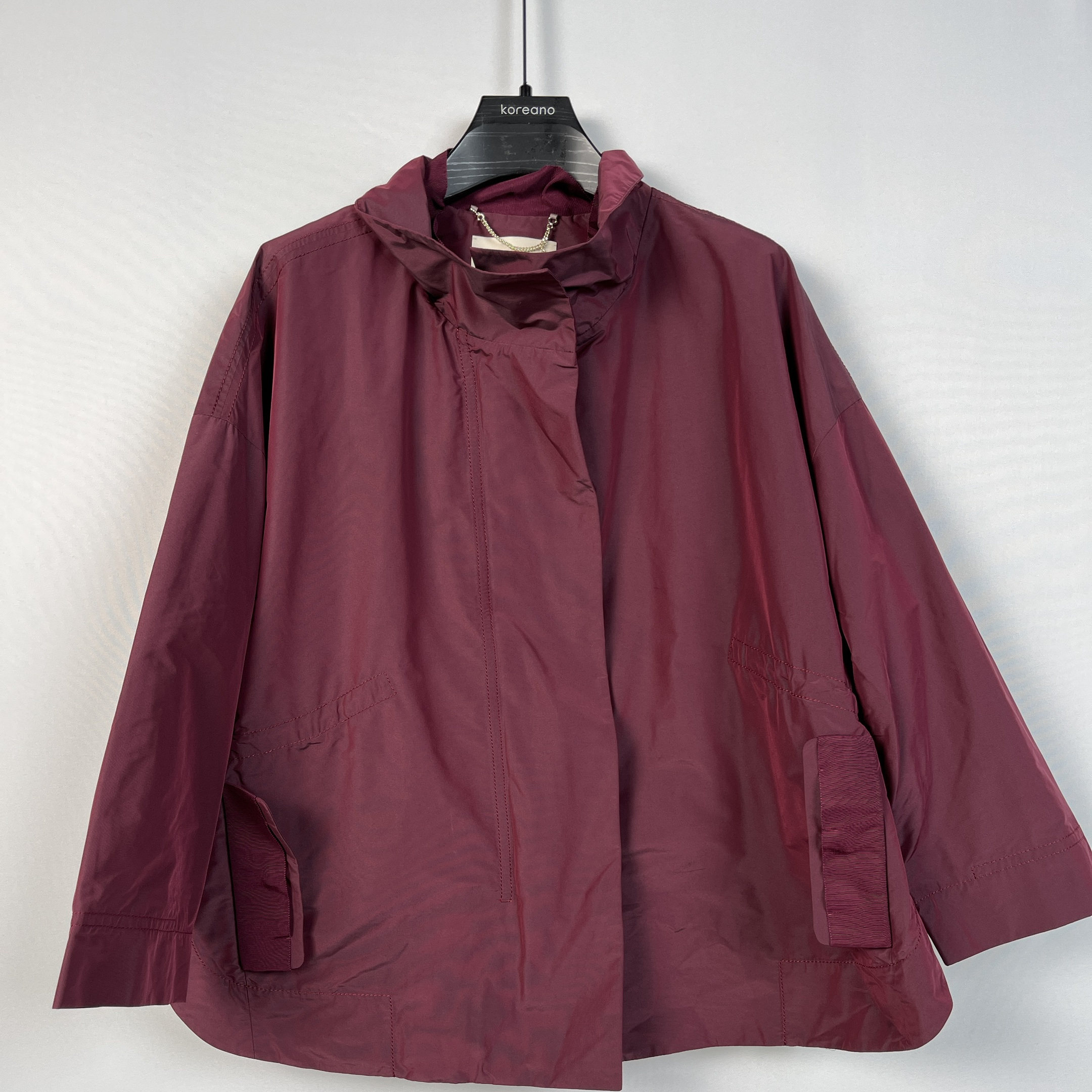 柯罗芭春秋专柜同款梅子色休闲A型外套  SW6229 ￥4990