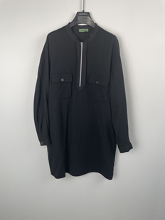 柯利亚诺冬季专柜同款陨石黑气质H阔型连衣裙 LY7936B ¥2290