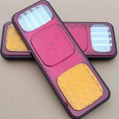 超亮LED巨能王后尾灯总成半挂车大货车倒车刹车灯24V电子尾灯防水