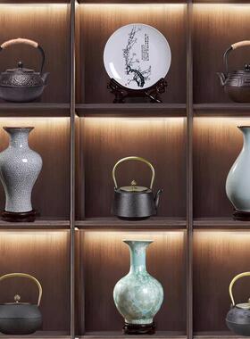 新中式样板间高档家居摆件酒店酒柜茶室茶壶装饰品花瓶工艺品摆设