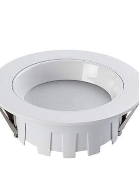 筒灯嵌入式超薄黑色钻孔3.5/4/8/9/6D寸10cm110mm12公分店铺天花